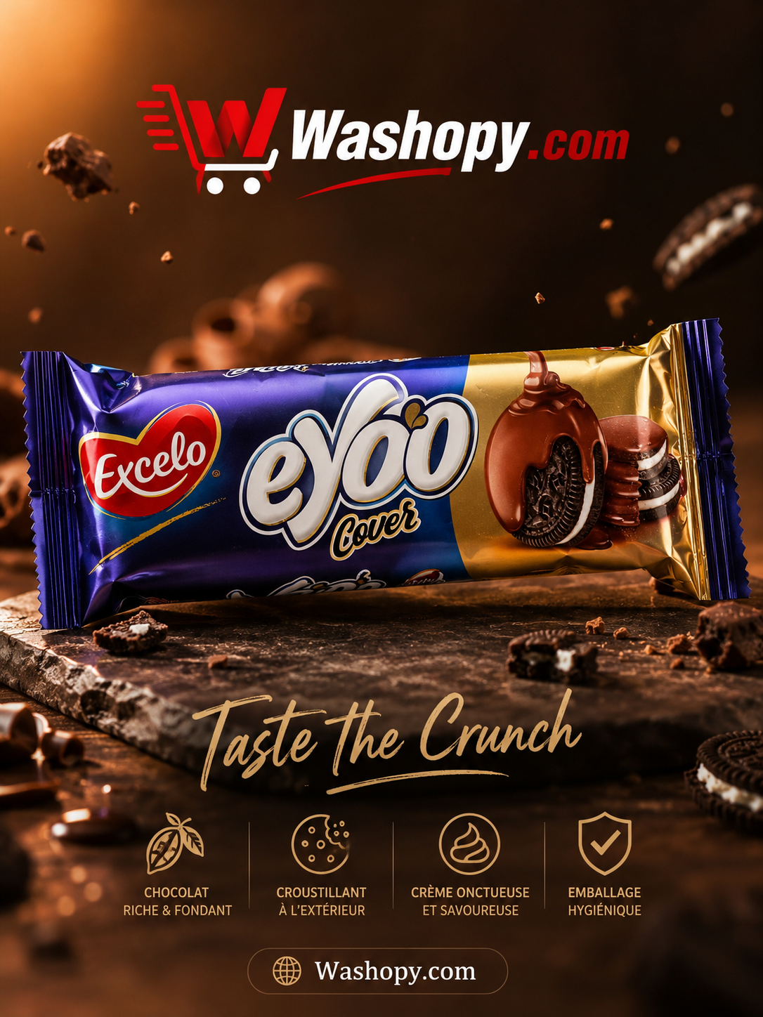 Eyoo – Biscuit Chocolat Croquant